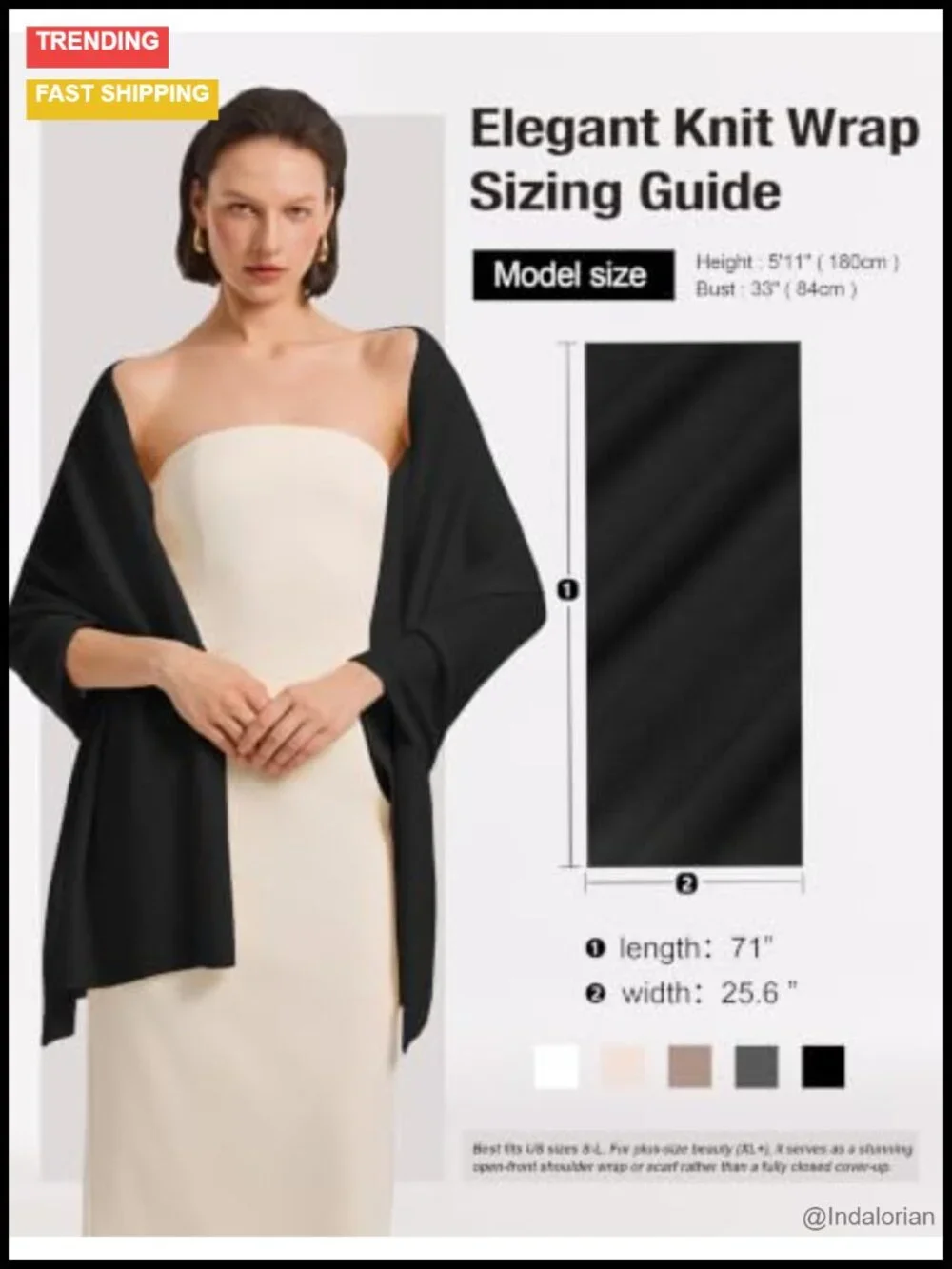 Wool Cashmere Wrap Shawl for Evening Dress Wedding Bridal Pashmina Scarf Travel